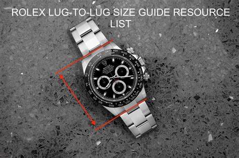 rolex lug to lug|rolex lug width.